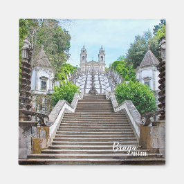 Bom Jesus de Braga Katholische Heiligtum, Portugal Magnet
