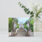 Bom Jesus do Monte Sanctuary in Braga, Portugal Postkarte (Stehend Vorderseite)