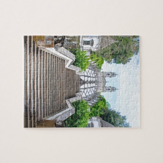 Bom Jesus do Monte Sanctuary in Braga, Portugal Puzzle (Horizontal)