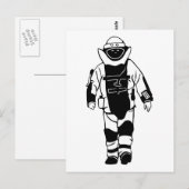 Bomb-Anzug Postkarte (Vorne/Hinten)