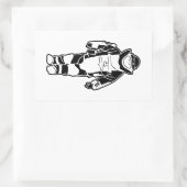 Bomb-Anzug Rechteckiger Aufkleber (Tasche)