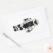 Bomb-Anzug Rechteckiger Aufkleber (Umschlag)