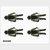 Bomb-Anzug Rechteckiger Aufkleber (Blatt)