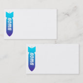 Bomb Business Cards Visitenkarte (Vorne/Hinten)