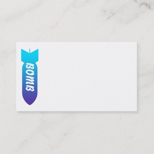 Bomb Business Cards Visitenkarte (Vorderseite)