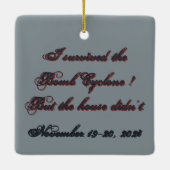 Bomb Cyclone 1 Ornament (Rückseite)