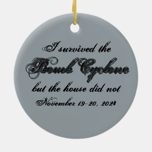 Bomb Cyclone 2 Keramik Ornament (Hinten)