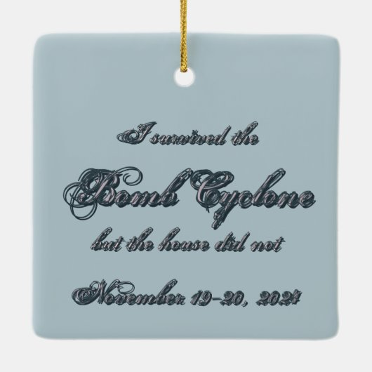Bomb Cyclone 3 Keramikornament (Rückseite)