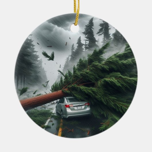 Bomb Cyclone Car 2 Keramik Ornament (Vorne)