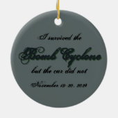 Bomb Cyclone Car 2 Keramik Ornament (Hinten)