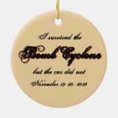 Bomb Cyclone Car 3 Keramik Ornament (Hinten)
