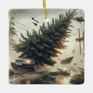 Bomb Cyclone Champagner Car Keramikornament