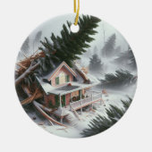 Bomb Cyclone House 4 Keramik Ornament (Vorne)