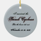 Bomb Cyclone House 4 Keramik Ornament (Hinten)