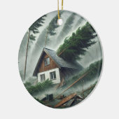 Bomb Cyclone House 5 Keramik Ornament (Links)