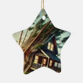 Bomb Cyclone House 6 Keramik Ornament (Rechts)