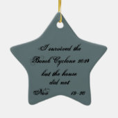 Bomb Cyclone House 6 Keramik Ornament (Hinten)