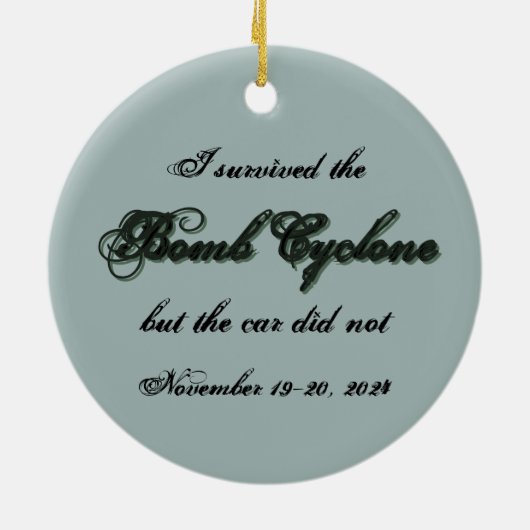 Bomb Cyclone Keramik Ornament (Hinten)