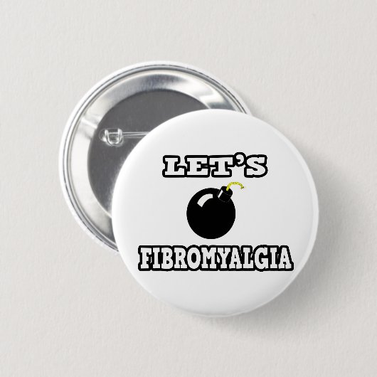Bomb Fibromyalgie Button (Vorne & Hinten)