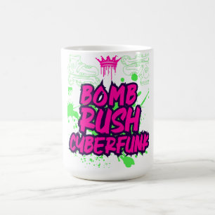 Bomb Rush Cyberfunk – Neon-Straßen-Graffiti-Vibes Kaffeetasse