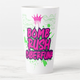 Bomb Rush Cyberfunk – Neon-Straßen-Graffiti-Vibes Milchtasse