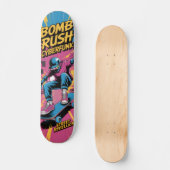 Bomb Rush Cyberfunk Skateboard (Vorderseite)