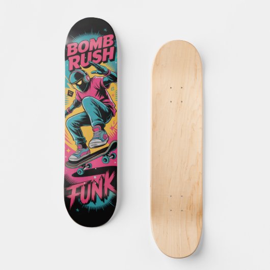 Bomb Rush Cyberfunk Skateboard (Vorderseite)