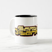 Bomb Rush Cyberfunk Zweifarbige Tasse (Vorderseite Links)