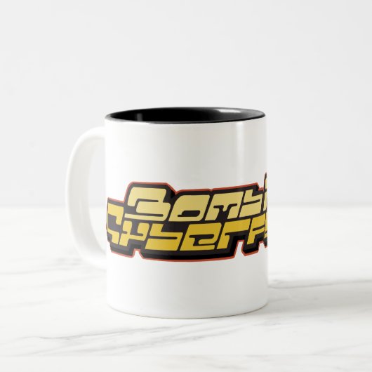 Bomb Rush Cyberfunk Zweifarbige Tasse (Vorderseite Links)