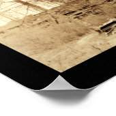 Bomb Shelters WWI Foto 1918 Poster (Ecke)