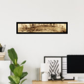 Bomb Shelters WWI Foto 1918 Poster (Heimbüro)