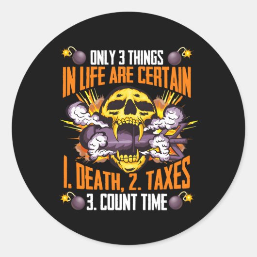 Bomb Squad Eod Runder Aufkleber (Vorderseite)