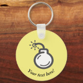 Bomb-Symbol Schlüsselanhänger (Vorderseite)