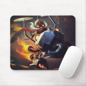 Bombardier Gaming Mousepad | Pilotenrumpf (Mit Mouse)