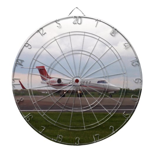 Bombardier Lear Jet 45XR Dartscheibe (vorne)