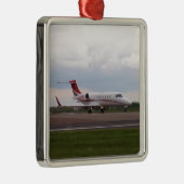 Bombardier Lear Jet 45XR Ornament Aus Metall (Rechts)