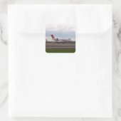 Bombardier Lear Jet 45XR Quadratischer Aufkleber (Tasche)