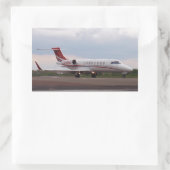 Bombardier Lear Jet 45XR Rechteckiger Aufkleber (Tasche)