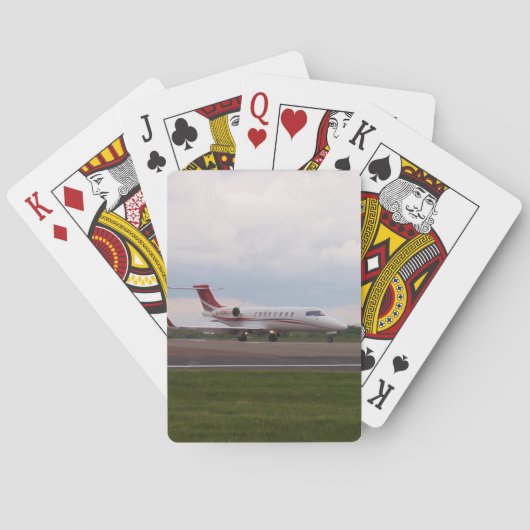 Bombardier Lear Jet 45XR Spielkarten (Rückseite)
