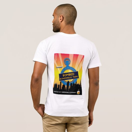 Bombardiertes Blondshelle - T-Shirt (Schwarz voll)