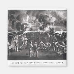 Bombardierung des Forts Sumter, Charleston-Hafen Magnet