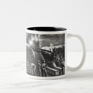 Bombardierung des Forts Sumter, Charleston-Hafen Zweifarbige Tasse