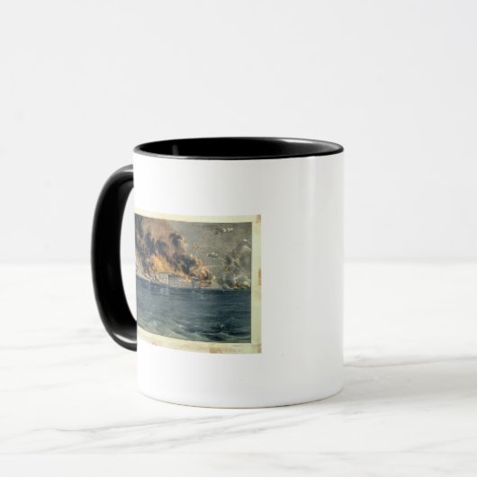 Bombardierung des Forts Sumter Tasse (Vorderseite Links)