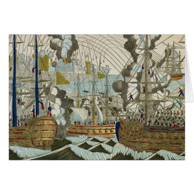 Bombardierung und Belagerung von Algier, am 3. (Vorderseite (Horizontal))