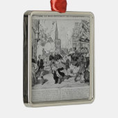 Bombardierung und Belagerung von Straßburg Silbernes Ornament (Rechts)