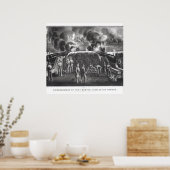 Bombardierung von Fort Sumter, Charleston Hafen Poster (Küche)