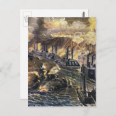 Bombardierung von Vicksburg Postkarte (Vorne/Hinten)