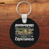 Bombardiro-crocodilo Italienisch-Hirnrot keine sch Schlüsselanhänger (Vorderseite)