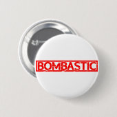 Bombastische Briefmarke Button (Vorne & Hinten)