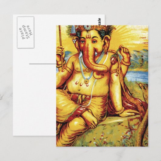 Bombay Bazzar Postkarte (Vorne/Hinten)